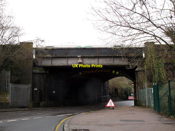 Photo 6"x4" Railway over Old Lodge Lane (2) Purley c2013