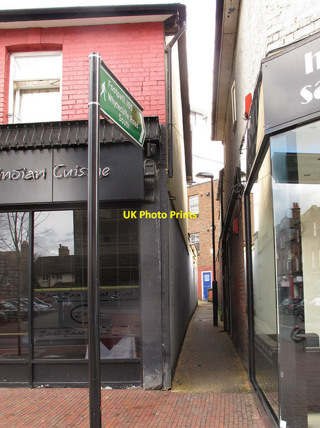 Photo 6"x4" Footpath to Whytecliffe Road South Purley c2013