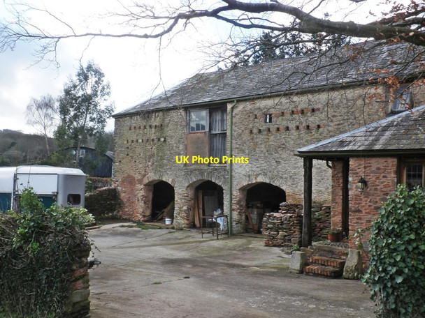 Photo 6"x4" Higher Golonscott Farm Golsoncott c2013