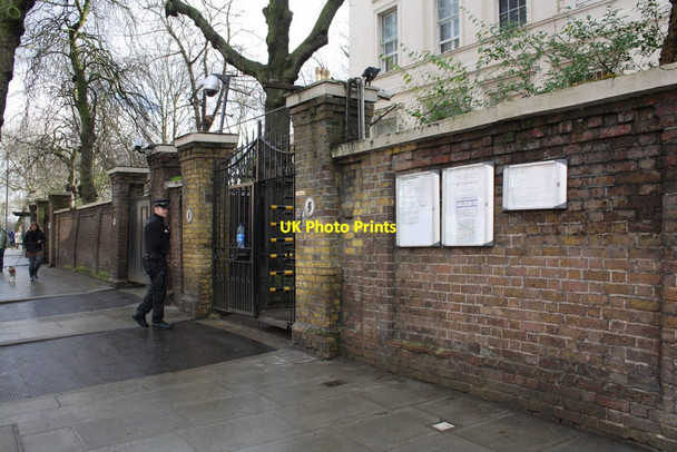 Photo 6"x4" Wall of the Russian Consulate, Bayswater Road Kensington\/TQ2579 c2013