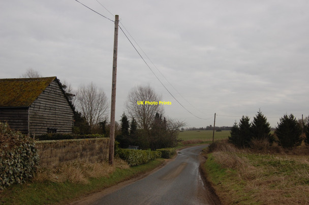 Photo 6"x4" Kelvedon Road beside Yewtree Farm Messing c2013