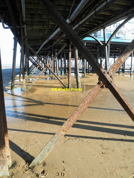 Photo 6"x4" Under Cleethorpes Pier Cleethorpes c2013