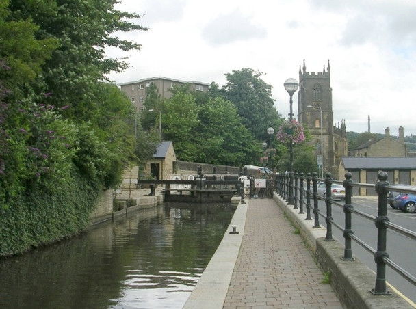 Photo 6"x4" Tuel Lane Lock - Rochdale Canal Sowerby Bridge c2008