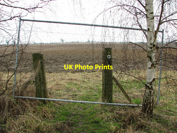 Photo 6"x4" Closed footpath at Hardley Staithe Hardley Street c2013