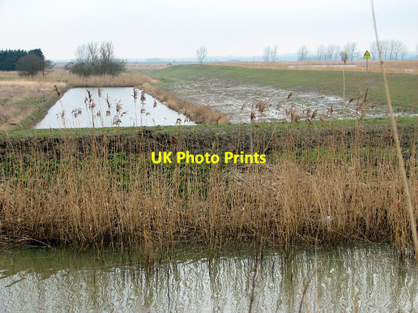 Photo 6"x4" New soak-away dike at Hardley Staithe Hardley Street c2013