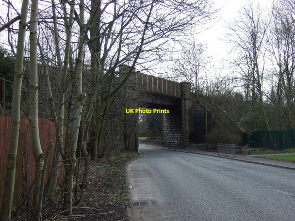 Photo 6"x4" Railway bridge over Warrington Road Ince in Makerfield c2013