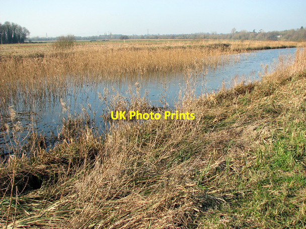 Photo 6"x4" Drainage channel south of the River Waveney, Barsham Marshes Beccles c2013
