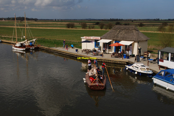 Photo 6"x4" Bridge Stores, River Bure Fishley\/TG4011 c2010