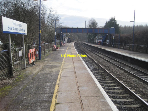 Photo 6"x4" Seer Green & Jordans railway station Seer Green c2013