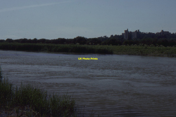 Photo 6"x4" River Arun and Arundel castle, from Warningcamp Arundel c1992