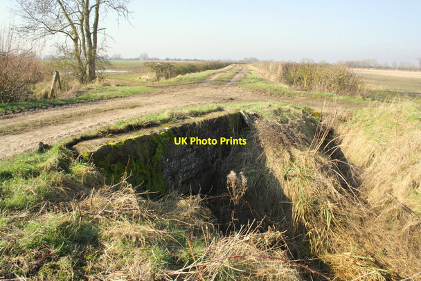 Photo 6"x4" Culvert taking track over former canal Drayton\/SU4794 c2013