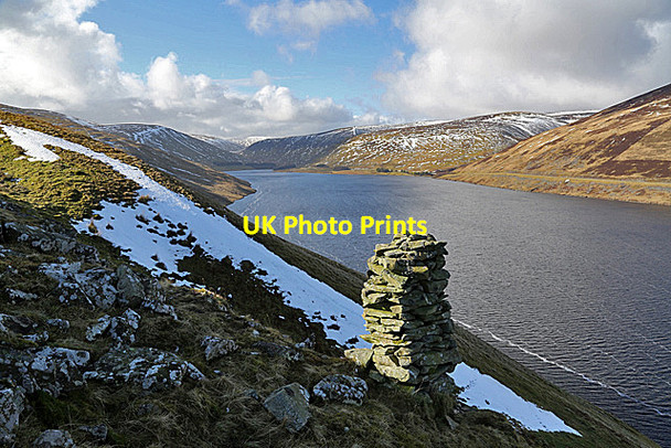 Photo 6"x4" A cairn at Long Knowe Craigierig c2013