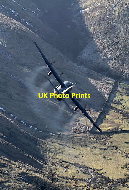 Photo 6"x4" A low flying Hercules at Muchra Little Yarrow c2013