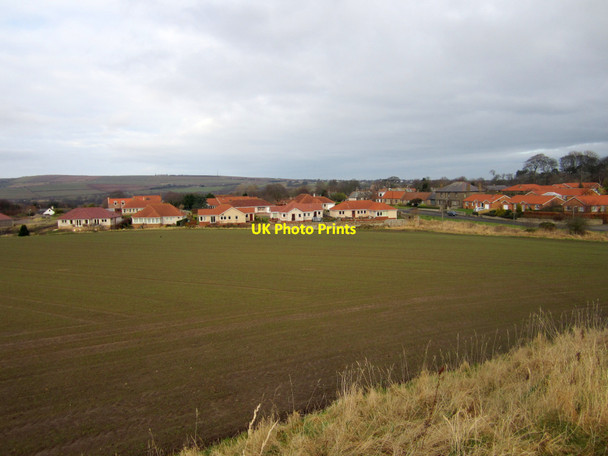Photo 6"x4" Looking across an arable field towards East Ord Berwick-upon-Tweed c2013
