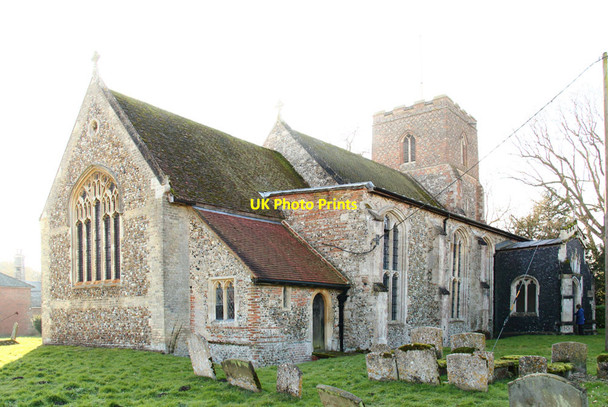 Photo 6"x4" All Saints, Hartest Hartest c2013