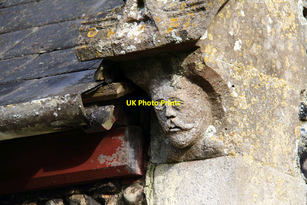 Photo 6"x4" All Saints, Drinkstone - Stonework Drinkstone\/TL9561 c2013 P1