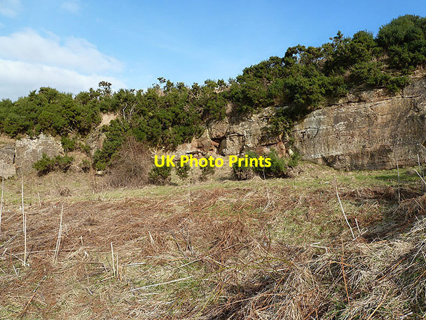 Photo 6"x4" Crags near Crichton Castle Crichton c2013