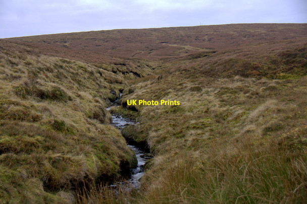 Photo 6"x4" Upper reaches of Burn of Skaw Kirkaton c2013