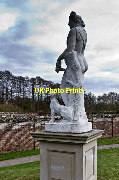 Photo 6"x4" Statue of Bacchus, Painshill Park Cobham\/TQ1160 c2013