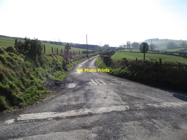 Photo 6"x4" View south along the southern section of Carrick Road Burren c2013