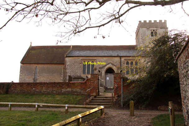 Photo 6"x4" St Mary's Church in East Ilsley East Ilsley c2013