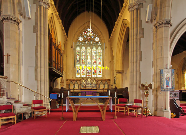 Photo 6"x4" St Mary with All Souls, Abbey Road, Kilburn - Chancel Hampstead\/TQ2685 c2013