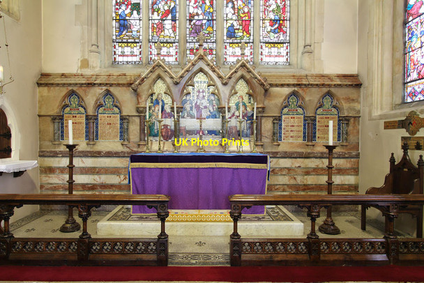 Photo 6"x4" St Mary with All Souls, Abbey Road, Kilburn - Sanctuary Hampstead\/TQ2685 c2013