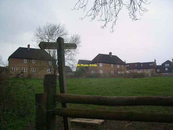 Photo 6"x4" Fingerpost along Public Footpath FP1628\/3 Southwater Street c2013