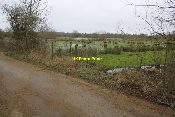 Photo 6"x4" Peep-o-Day Lane and drain Culham c2013