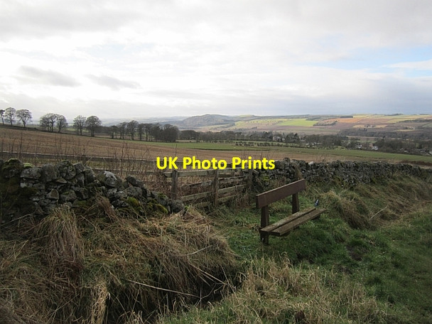 Photo 6"x4" Bench above Lanton Lanton\/NT6221 c2013