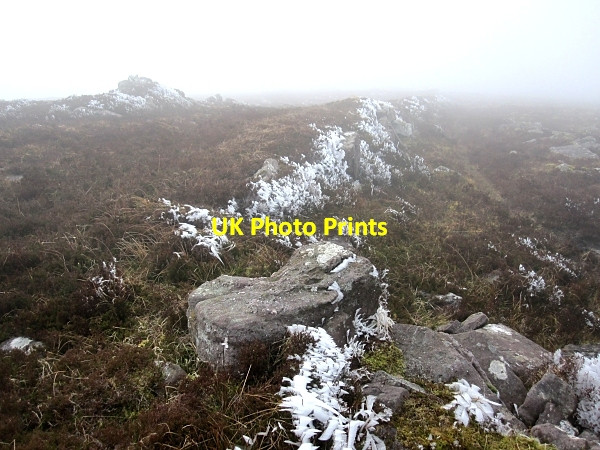 Photo 6"x4" Cairn and Old Wall Rossadrehid c2013