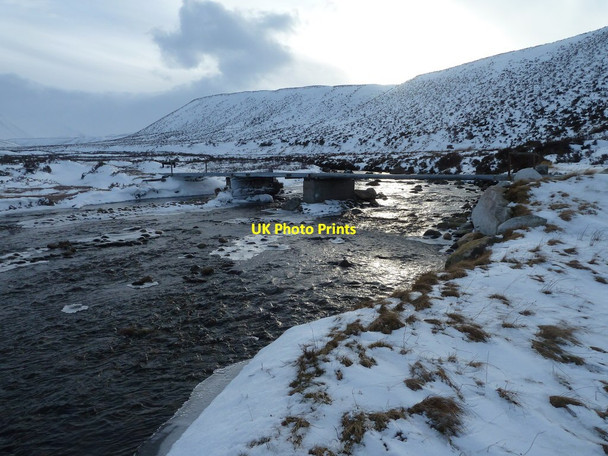 Photo 6"x4" Bridge over Am Beanaidh, Gleann Eanaich Am Beanaidh c2013