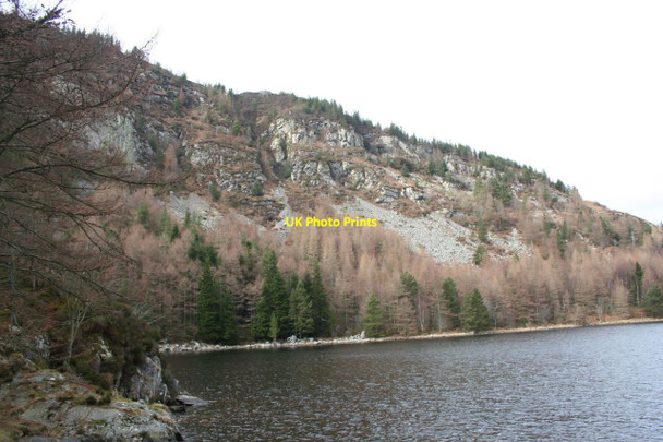 Photo 6"x4" Rocks above Llyn Geirionydd Trefriw c2013