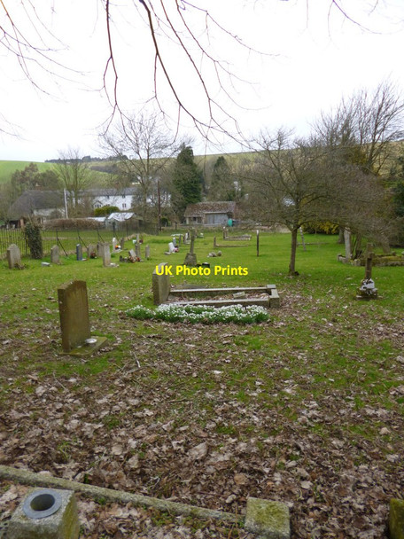Photo 6"x4" Winterborne Houghton, churchyard Winterborne Houghton c2013