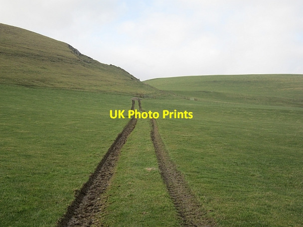 Photo 6"x4" Tractor tracks, Minto Hills Minto c2013