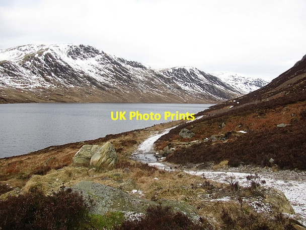 Photo 6"x4" Loch Turret  road Choinneachain Hill c2013