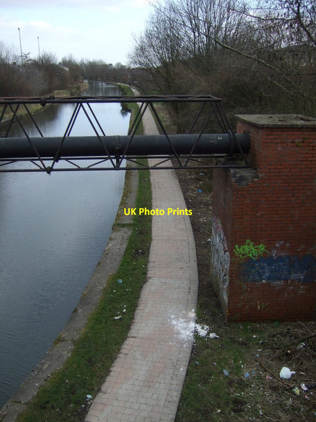 Photo 6"x4" Path beside the Leeds and Liverpool Canal Leigh\/SD6500 c2013