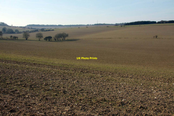 Photo 6"x4" Arable field near Farnborough Farnborough\/SU4381 c2013
