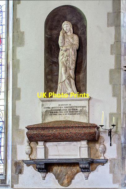 Photo 6"x4" Wimborne St Giles church - monument to the 3rd Earl of Shaftesbury Wimborne St Giles c2013
