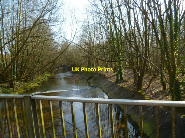 Photo 6"x4" Looking down Monks Brook Eastleigh\/SU4519 c2013