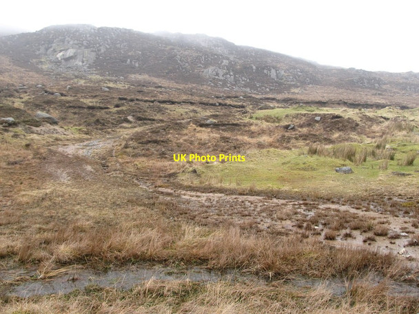 Photo 6"x4" Winding track leading to the middle slopes of Wee Roosley Hilltown\/J2128 c2013