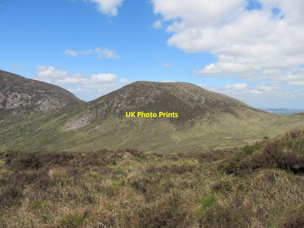 Photo 6"x4" Slievemoghanmore from the Pigeon Rock ridge Attical c2012