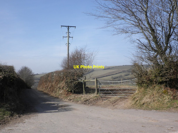 Photo 6"x4" Minor road to North Molton, from Wheatclose Cross Twitchen\/SS7830 c2013