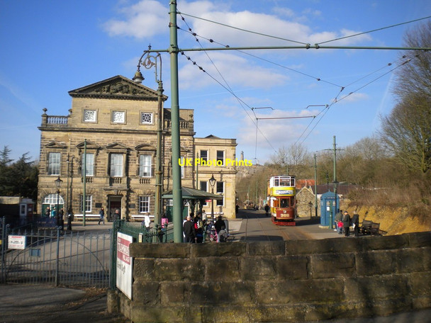 Photo 6"x4" South end of Crich Tramway Village Crich c2013