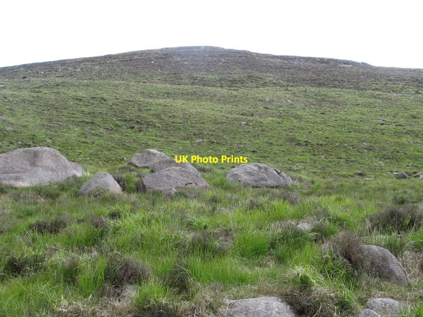 Photo 6"x4" View northwards up the slopes of Slievemoughanmore Attical c2011