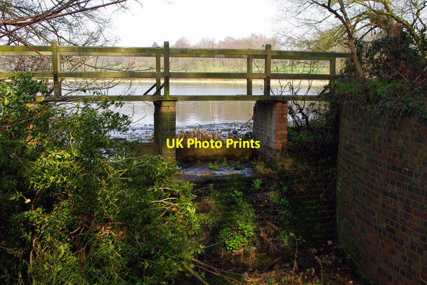Photo 6"x4" Weir at Edgbaston Pool Edgbaston c2012