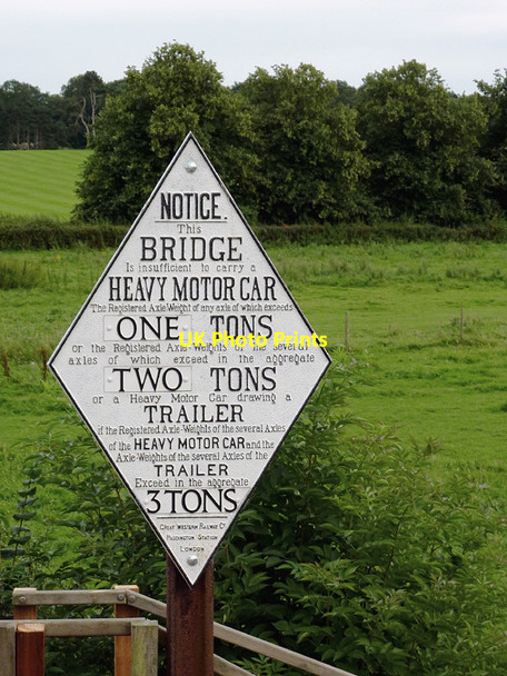 Photo 6"x4" Bridge restrictions sign near Wootton Wawen, Warwickshire Wootton Wawen c2012