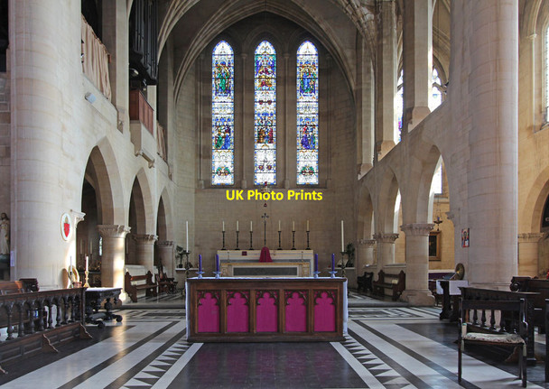 Photo 6"x4" All Hallows, Gospel Oak - Sanctuary Hampstead\/TQ2685 c2013