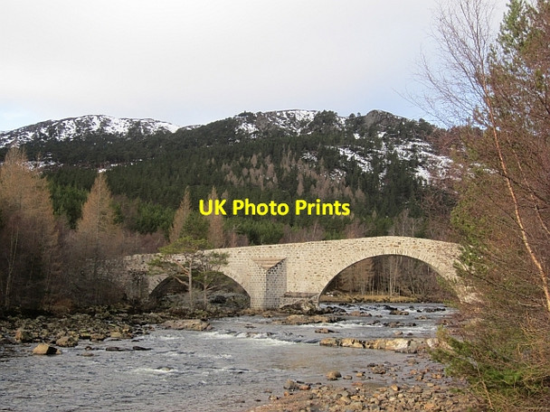 Photo 6"x4" Invercauld Bridge Garbh Allt Shiel c2013