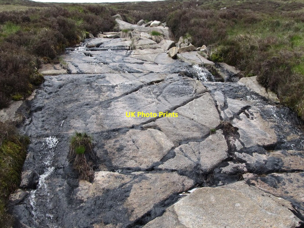 Photo 6"x4" Rocky bed of an unnamed tributary of the Aughanleck River Attical c2011